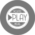 Logotipo de nuestro cliente Play Hostel 